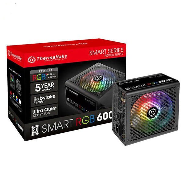 Nguồn Thermaltake Smart RGB 600W - 80 Plus White