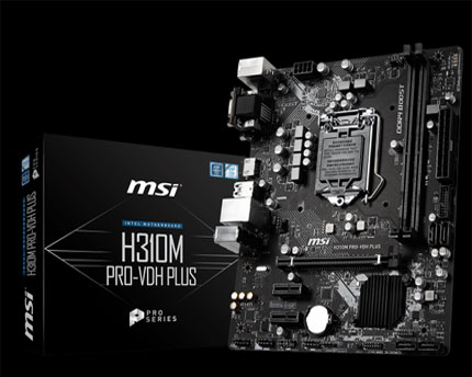 Main MSI H310M PRO-VD PLUS (Chipset Intel H310/ Socket LGA1151/ VGA onboard)