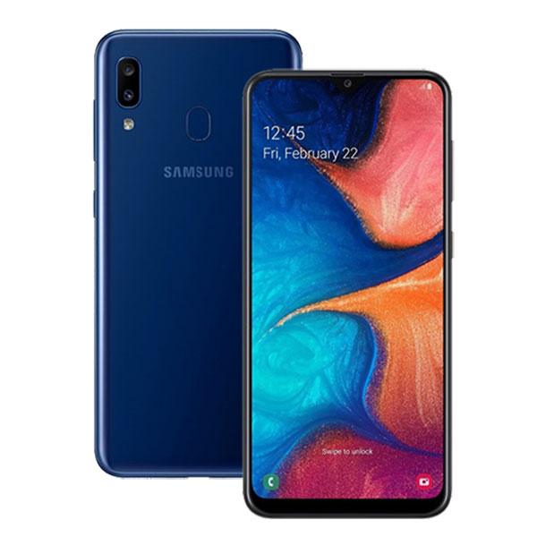 Samsung Galaxy A20-A205F (Blue)- 6.4Inch/ 32Gb/ 2 sim