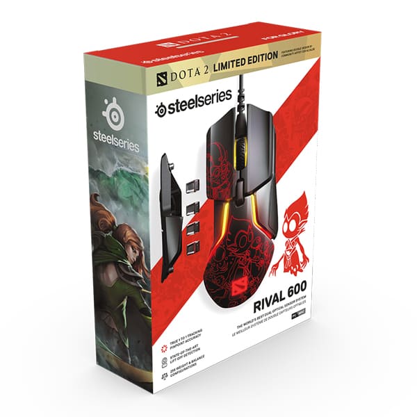 Chuột SteelSeries Rival 600 - Dota 2 Edition (62448)