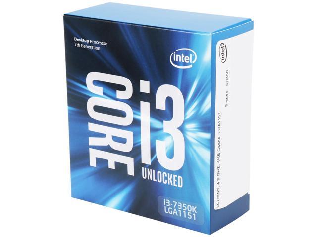 CPU Intel Core i3 7350K (4.20Ghz/ 4Mb cache) Kabylake