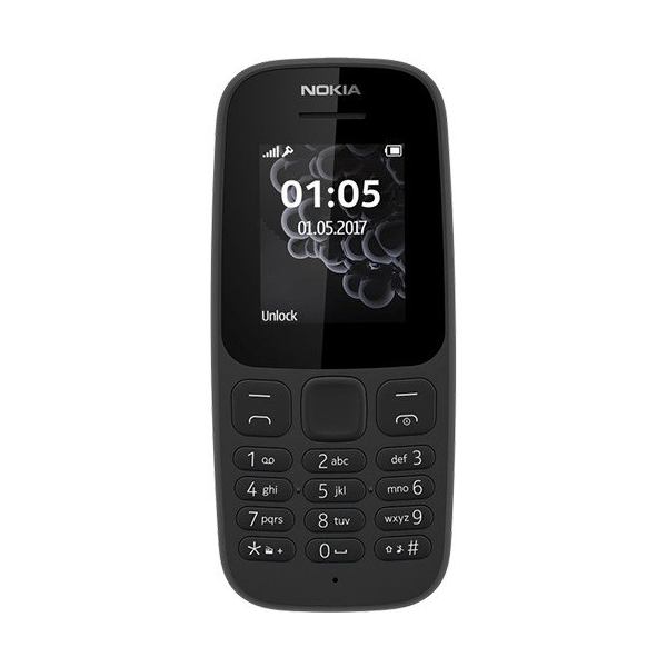 Nokia N105 (Black)- 1.77Inch/ 2 Sim