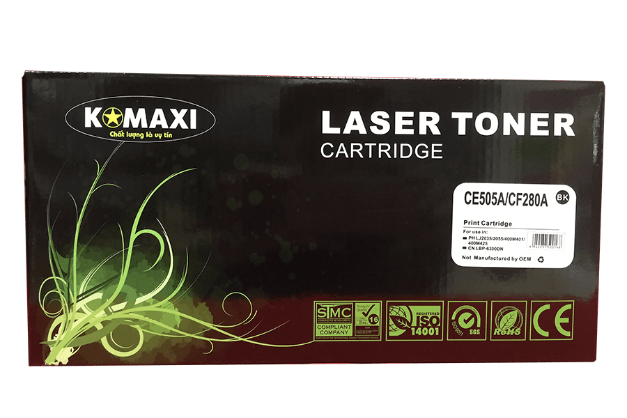 Mực hộp may in laser KOMAXI 05A/80A - Dùng cho máy HP P2035/P2055/Pro400/M401N