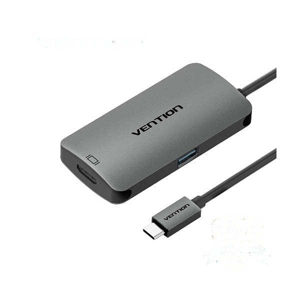 Cáp chuyển đổi Vention CGIHA USB-C (Type C) sang HDMI + USB3.0