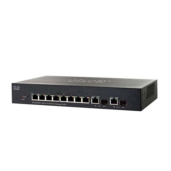 Switch Cisco SG350-10-K9-EU (Gigabit (1000Mbps)/ 10 Cổng/ 2 SFP/ Managed Switch/ Vỏ Thép)