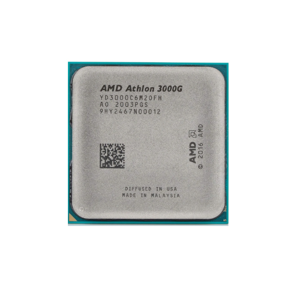 CPU AMD 3000G (Socket AM4/ Base 3.5Ghz/ 2 Cores/ 4 Threads/ Cache 5MB)