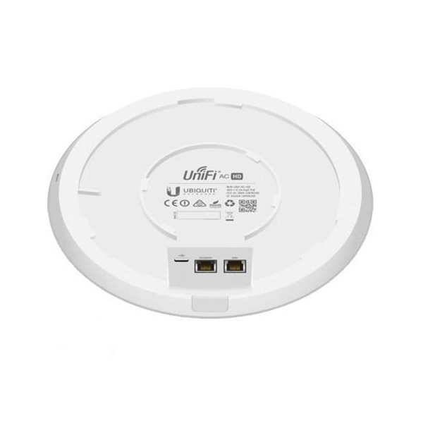 Bộ phát wifi Ubiquiti UniFi AC HD Wave 2 (Chuẩn AC/ AC2533Mbps/ Ăng-ten ngầm/ Wifi Mesh/ Dưới 250 User/ Gắn trần/tường)