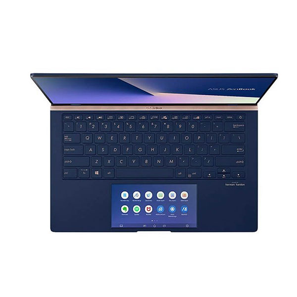 Laptop Asus Zenbook UX434FLC-A6173T (i7-10510U/8GB/512GB SSD/14FHD/MX250 2GB/Win10/Blue/ScreenPad)