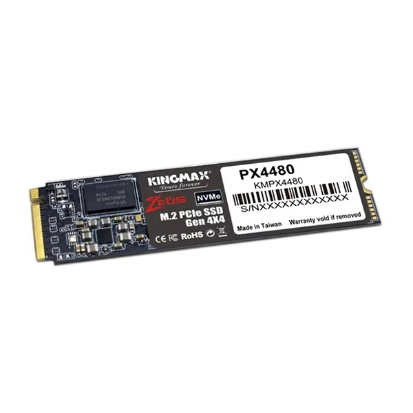 Ổ SSD Kingmax PX4480 500Gb NVMe PCIe Gen4x4 M.2 2280 (đọc: 5000MBps /ghi:  2500MBps)