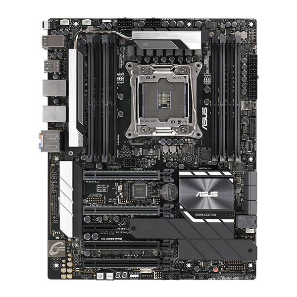 Bo mạch chủ Asus WS X299 PRO (Chipset Intel X299/ Socket 2066/ 8 x DDR4 DIMM/ Max 128Gb/ None VGA/ Form ATX)