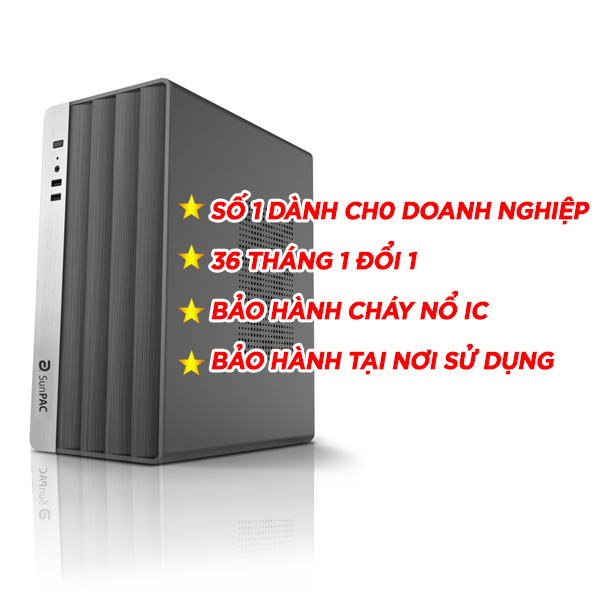 Máy tính để bàn Sunpac Gen10 PG648S (Pentium Gold G6400/ Intel H510/ 8GB DDR4/ 256Gb SSD/ VGA onboard/ ATX550/ NoOS)