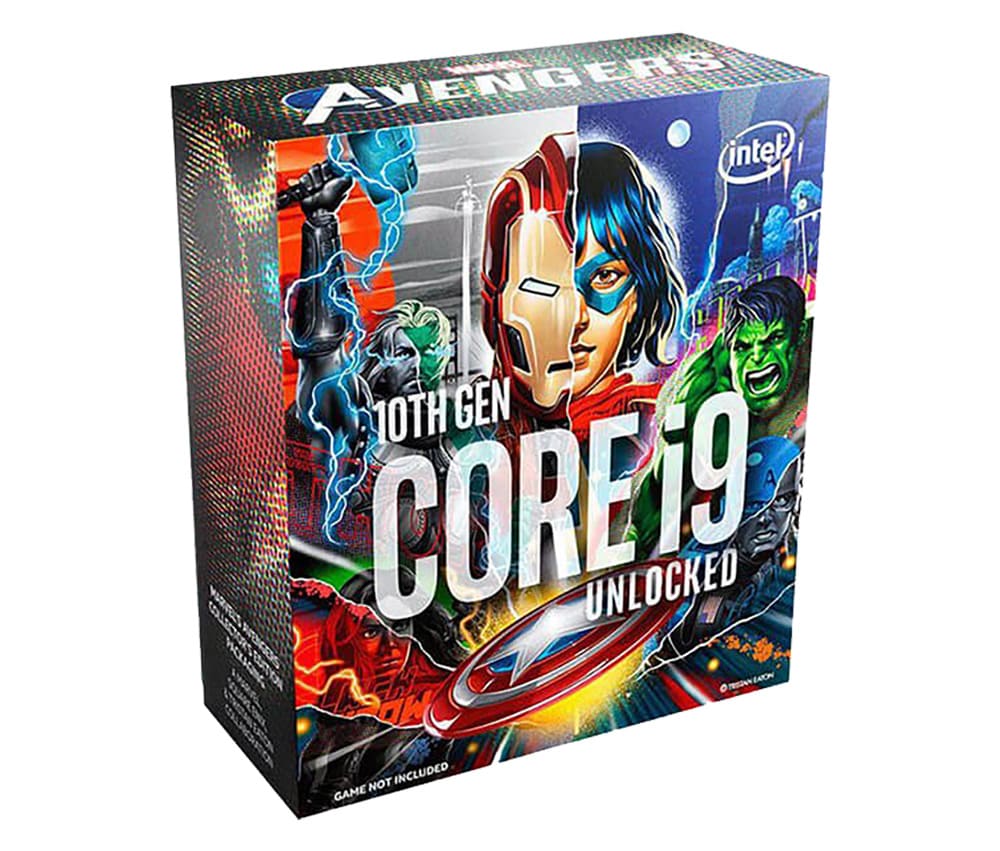 CPU Intel Core i9-10900K Avengers Edition (3.7GHz turbo up to 5.3GHz, 10 nhân 20 luồng, 20MB Cache, 125W) - Socket Intel LGA 1200