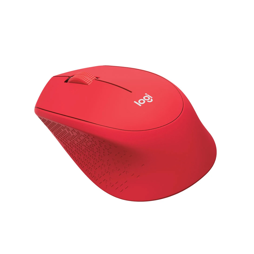Chuột không dây Logitech Quang M331 (silent)- Màu đỏ