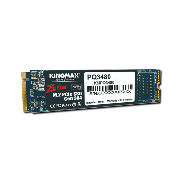 Ổ SSD Kingmax PQ3480 256Gb PCIe NVMe Gen3x4 M.2 2280