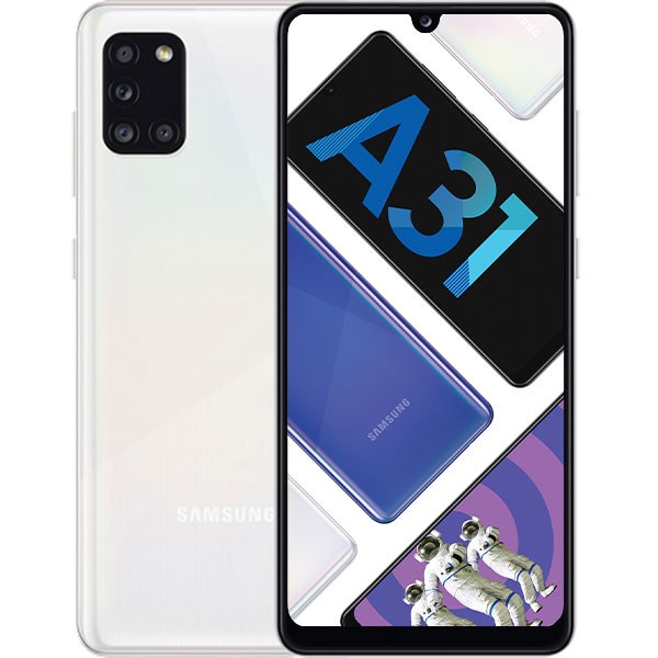 Samsung Galaxy A31-A315G 128Gb (White)- 6.4Inch/ 128Gb/ 2 sim