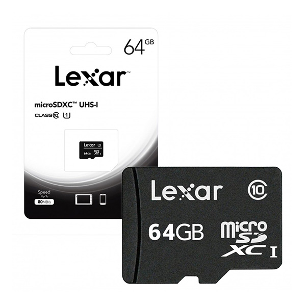 Thẻ nhớ Micro SD Lexar 64Gb Class 10 Read 100MB/s