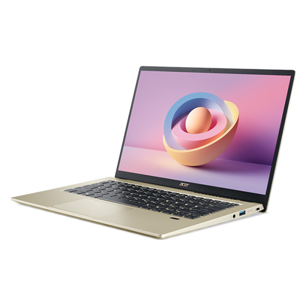 Laptop Acer Swift 3X SF314 510G 57MR NX.A10SV.004 (Core i5 1135G7/ 8Gb/ 512Gb SSD/ 14.0'' FHD/  Intel® Iris® Xe  Max Graphics (DG1)/ Win10/ Gold)