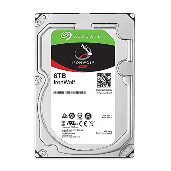 Ổ cứng Seagate Ironwolf 6TB ST6000VN001 (3.5Inch/ 5400rpm/ 256MB/ SATA3/ Ổ NAS)