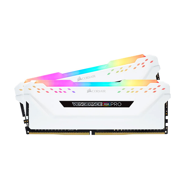 RAM CORSAIR Vengeance PRO RGB (CMW16GX4M2C3000C15W) 16GB (2x8GB) DDR4 3000MHz White