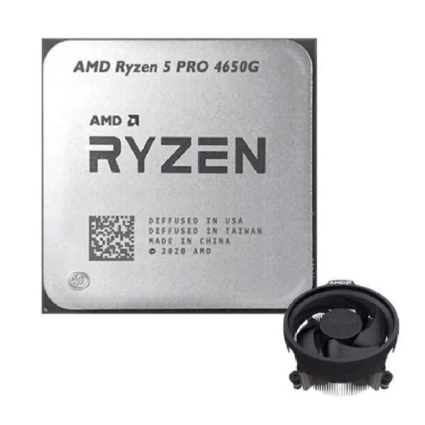 CPU AMD Ryzen 5 4650G (Socket AM4/ Base 3.7Ghz/ Turbo 4.2GHz/ 6 Cores/ 12 Threads/ Cache 11Mb)