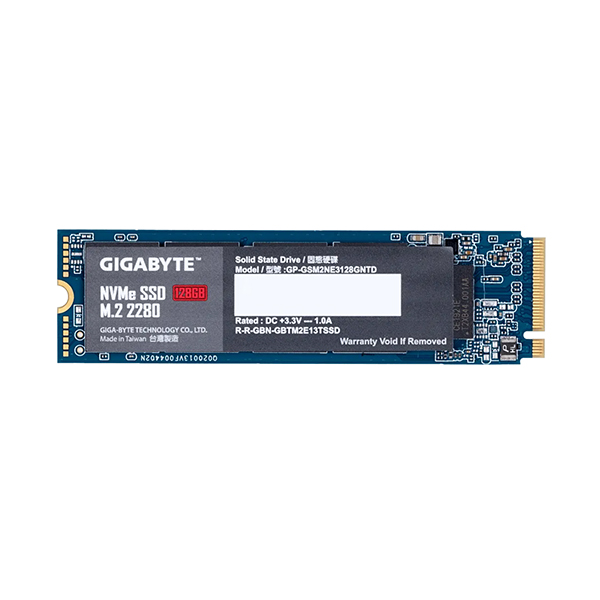 Ổ SSD Gigabyte 128Gb GP-GSM2NE3128GNTD PCIe 3x4 NVMe™ M2-2280