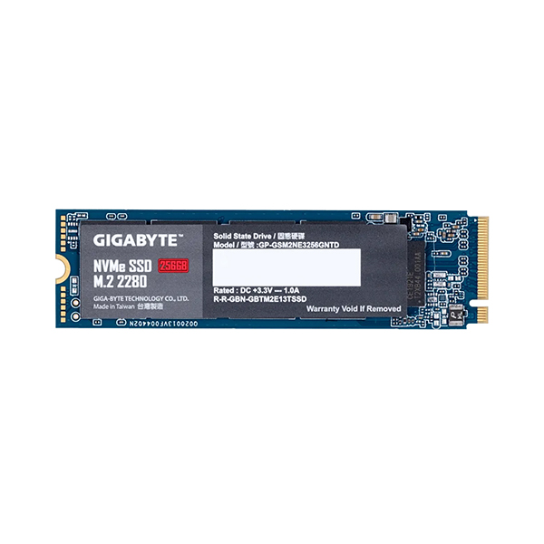 Ổ SSD Gigabyte 256Gb GP-GSM2NE3256GNTD PCIe NVMe™ 3x4 M2-2280