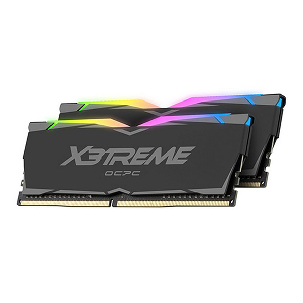 RAM OCPC X3TREME RGB AURA 16GB (2x8GB) Bus 3200 C16 DDR4 Black