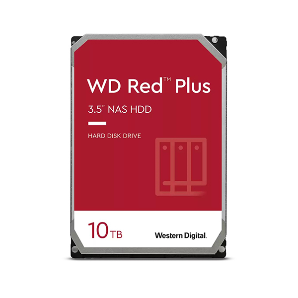 Ổ cứng nas Western Digital Red Plus 10TB WD101EFBX (3.5Inch/ 7200rpm/ Cache 256MB/ SATA3)