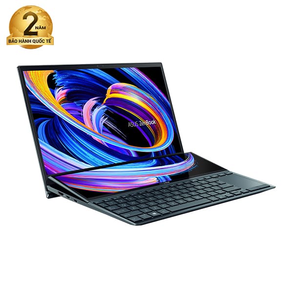 Máy tính xách tay Asus Zenbook Duo UX482EG-KA166T (i5-1135G7/ 8GB/ 512GB SSD/ 14FHD/ Touch/ MX450 2GB/ Win10/ Blue/ SCR_PAD/ Pen/ Túi/ Cáp USB to RJ45/ Cáp USB-C to audio)