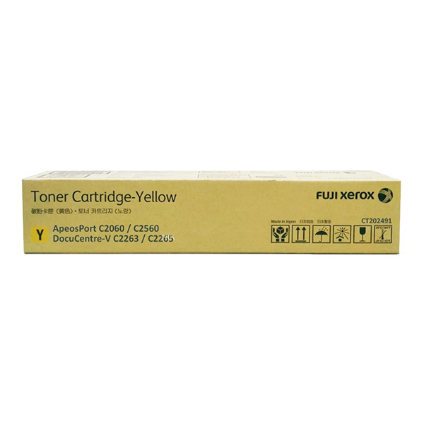 Mực hộp máy photocopy ApeosPort CT202491 Yellow