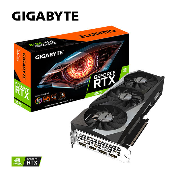 Card đồ họa GIGABYTE GeForce RTX 3070 GAMING OC 8G (rev 2.0)
