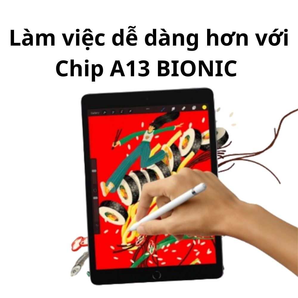 Máy tính bảng Apple IPad Gen 9 10.2 Cellular MK4H3ZA/A (256GB/ Silver)