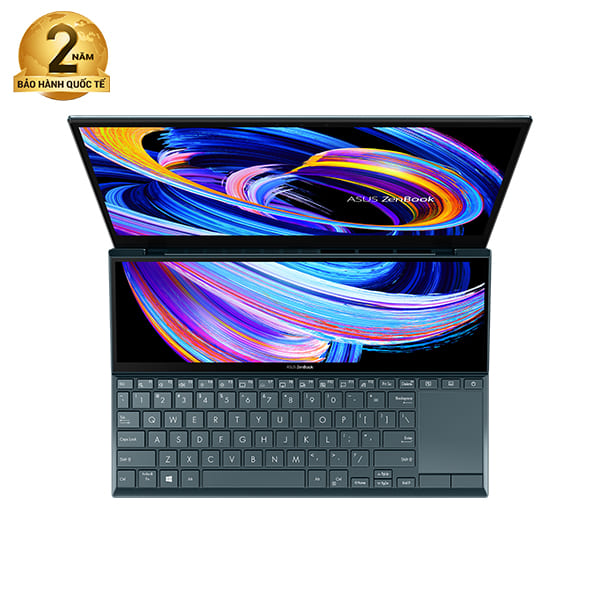 Máy tính xách tay Asus Zenbook Duo UX482EA-KA081T (Core i5 1135G7/ 8GB/ 512GB SSD/ Intel Iris Xe Graphics/ 14.0inch FHD TouchScreen/ Windows 10 Home/ Blue)