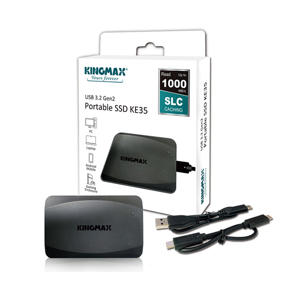 Ổ cứng di động SSD Kingmax KE35 500Gb USB3.2