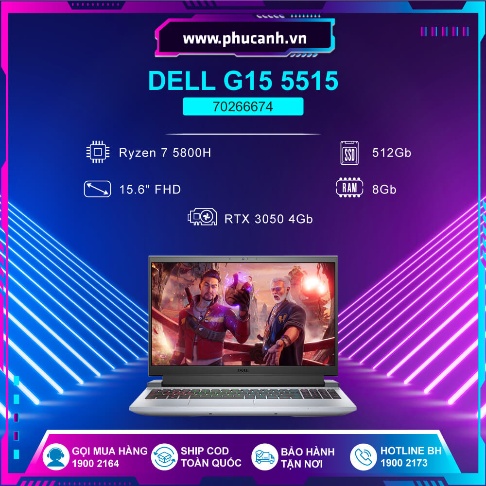 MTXT Dell Gaming G15 5515 70266674 Phantom Grey