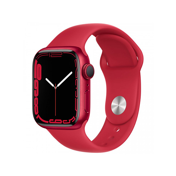 Apple Watch Series7 41mm GPS Viền Nhôm -Dây Cao Su Red