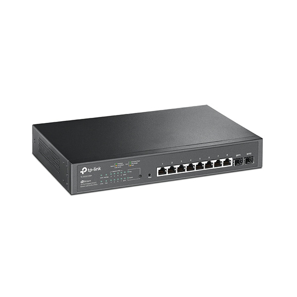 Switch TP-Link JetStream TL-SG2210MP (Gigabit (1000Mbps)/ 10 Cổng/ 2 SFP/ Smart Switch/ 8 cổng PoE/ Vỏ Thép)