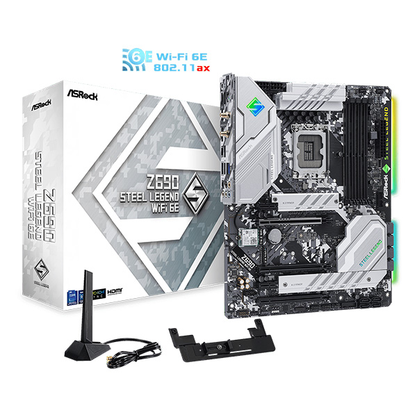 Bo mạch chủ ASROCK Z690 Steel Legend WiFi 6E DDR4