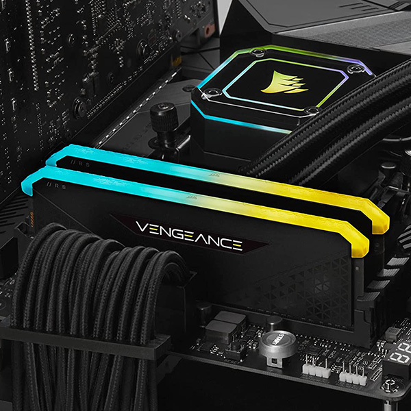 Ram PC Corsair VENGEANCE RGB RS 16GB DDR4 3200Mhz (CMG16GX4M1E3200C16) 