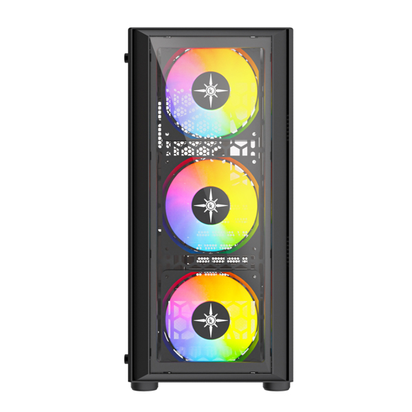 Vỏ máy tính KENOO ESPORT K300 - 3F Màu Đen (Mid Tower/ ATX)