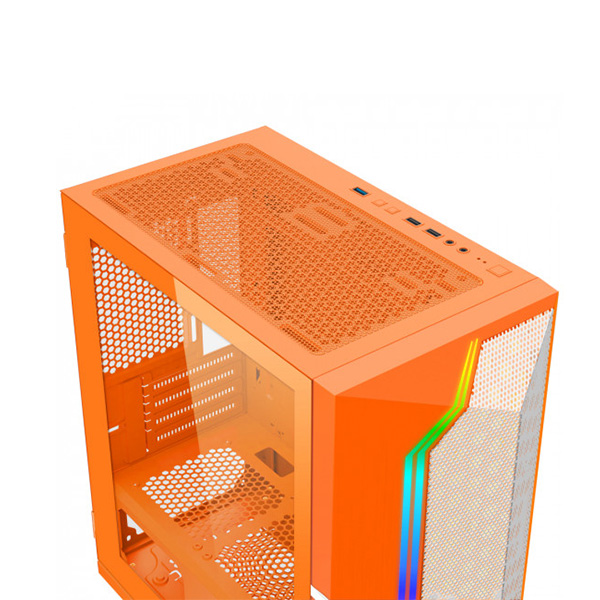 Vỏ máy tính XIGMATEK GEMINI II ORG 3FB kèm 3Fan mATX