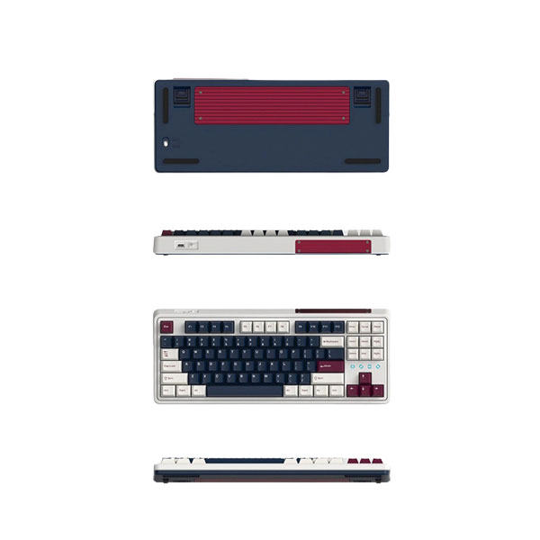 Bàn phím cơ FL-Esports CMK87CPM 3 Mode Wireless Metal Heart Kailh Box Cool Mint Switch