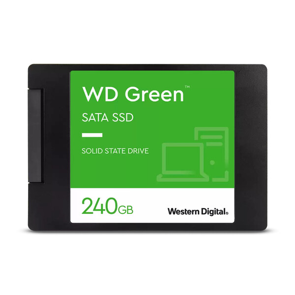Ổ SSD Western Green WDS240G3G0A 240Gb 2.5" SATA3 (đọc: 545MB/s /ghi: 465MB/s)