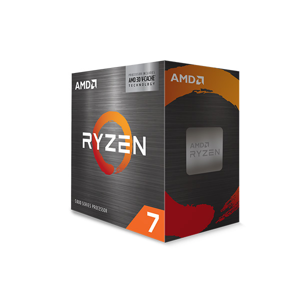 CPU AMD Ryzen 7 5800X 3D (Socket AM4/ Base 3.4Ghz/ Turbo 4.5GHz/ 8 Cores/ 16 Threads/ Cache 96MB)