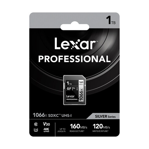Thẻ nhớ SD Lexar Professional 1066x SDXC V30 1Tb (R/W:160/120M)