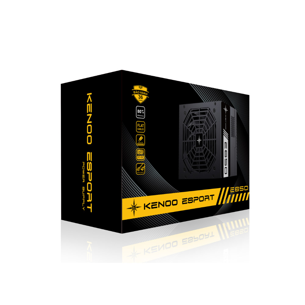 Nguồn máy tính KENOO ESPORT E650 