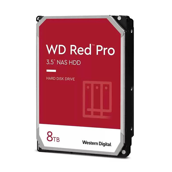 Ổ cứng nas Western Digital Red Pro 8Tb WD8003FFB (3.5Inch/ 7200rpm/ Cache 256MB/ SATA3)