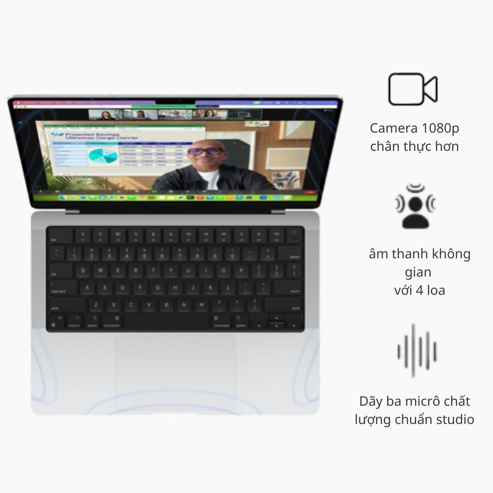 Máy tính xách tay Apple Macbook Air MLXX3SA/A (M2 8-core CPU/ 8Gb/ 512GB/ 10 core GPU/ Space Gray)