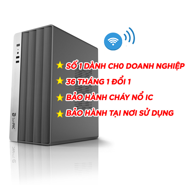 Máy tính để bàn Sunpac Gen10 I5104-16S5W (Core i5 10400/ Intel H510/ 16GB (2x8GB)/ 512GB SSD/ VGA onboard/ Wifi/ NoOS)