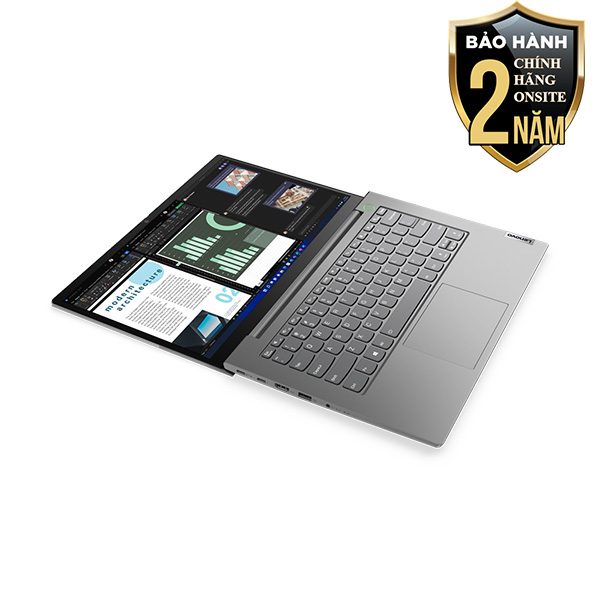 Laptop Lenovo ThinkBook 14 G4 IAP 21DH00BBVN (Core i5 1240P/ 16GB/ 512GB SSD/ Intel Iris Xe Graphics/ 14.0inch Full HD/ Windows 11 Home/ Grey/ Vỏ nhôm/ 2 Year)